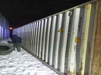 Контейнер морской, 40 футов DC, Б/У (cтандартный, высота 2,6 метра)