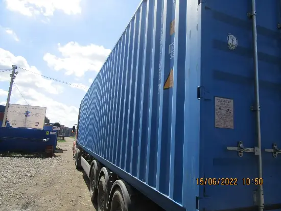 Морской контейнер, новый, сделал один рейс, 40 футов HC (высокий), артикул GSRPPQBTQY