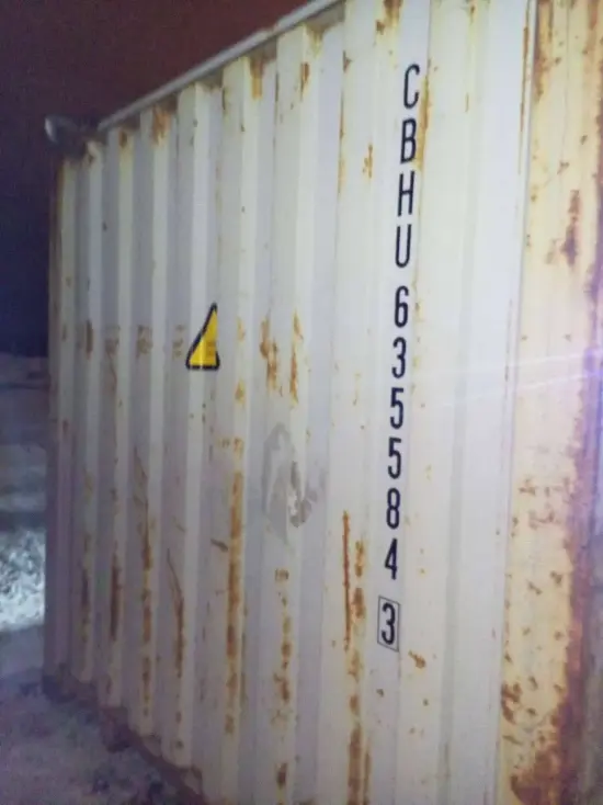 Контейнер морской, 40 футов DC, Б/У (cтандартный, высота 2,6 метра), артикул MERSREWTIO