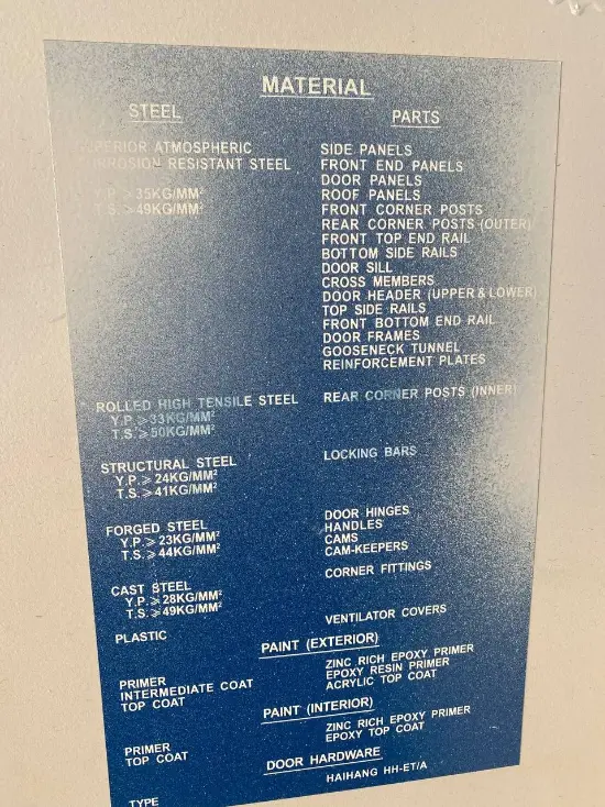 Контейнер - морской, после ремонта 40 футов НC (высота 2,9 м.), артикул DFSU6515305